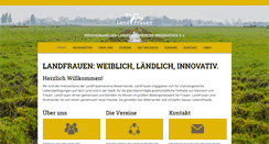 Desktop Screenshot of cux-landfrauen.de