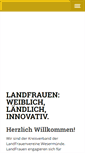 Mobile Screenshot of cux-landfrauen.de