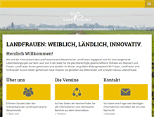 Tablet Screenshot of cux-landfrauen.de